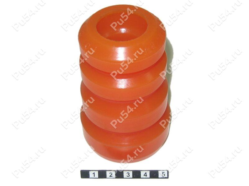 Rear shock absoeber bump stop, Product Code 1-07-053, Polyurethane, PU54i/K72/темно-оранжевый, Image №1