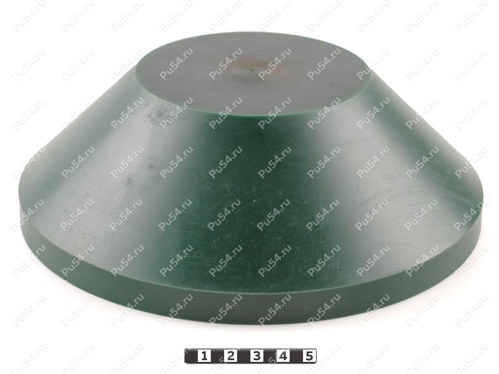 Главный клапан D 220 x М30х1,5х H 70 мм., Product Code 33-01-1454, Polyurethane, PU54i/K80/темно-зеленый, Image №1