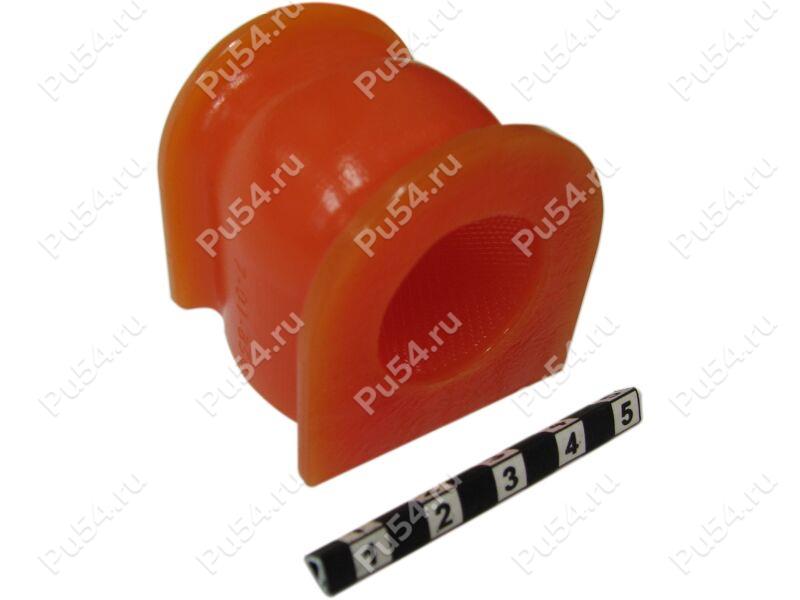 Stabilizer bushing, front suspension, ID=24.5 mm, Product Code 7-01-858, Polyurethane, PU54i/K72/темно-оранжевый, Image №1