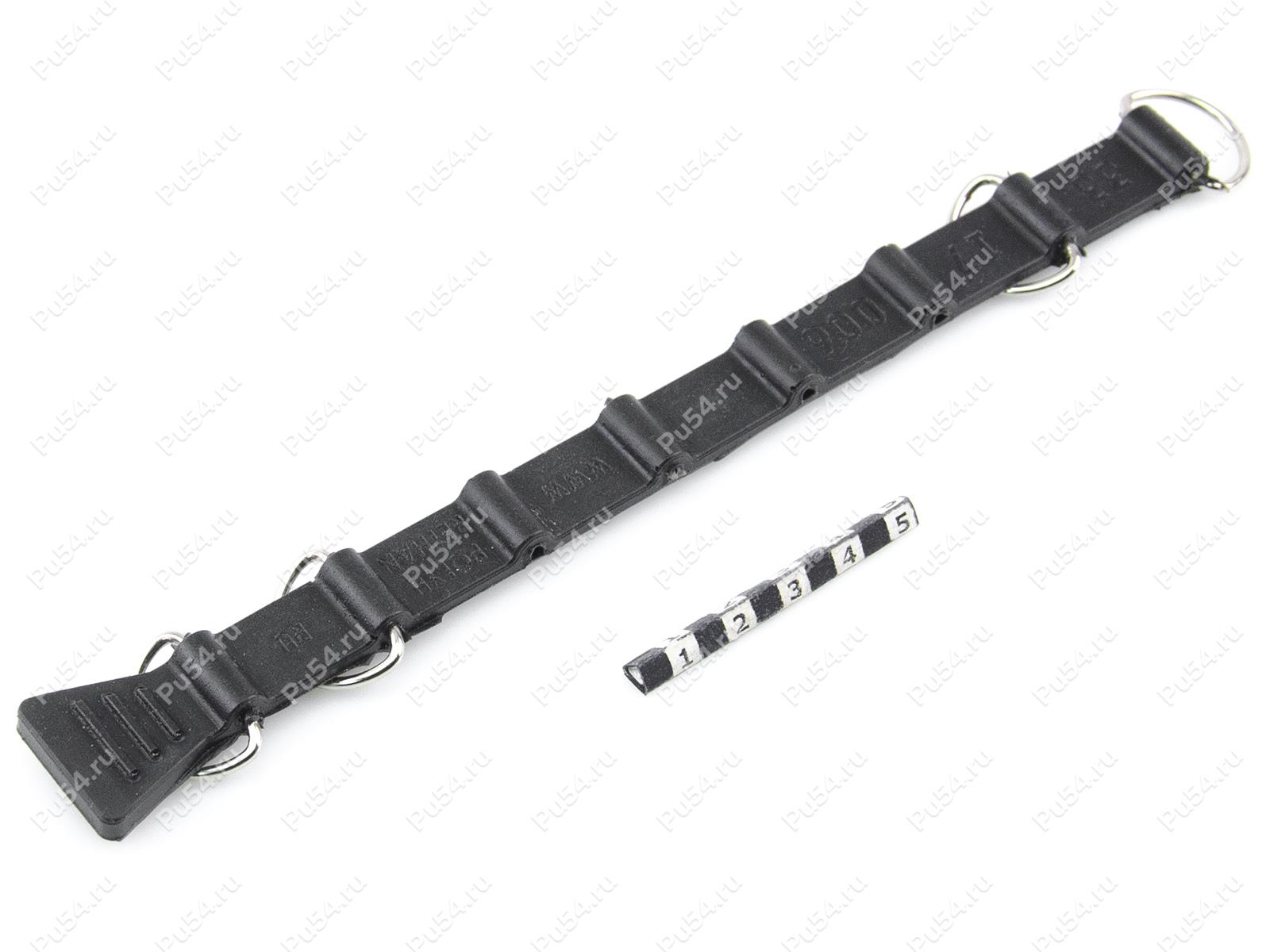 Fixing strap (4 rings)., Product Code 33-17-006-04, Polyurethane, PU54/M71/black, Image №1