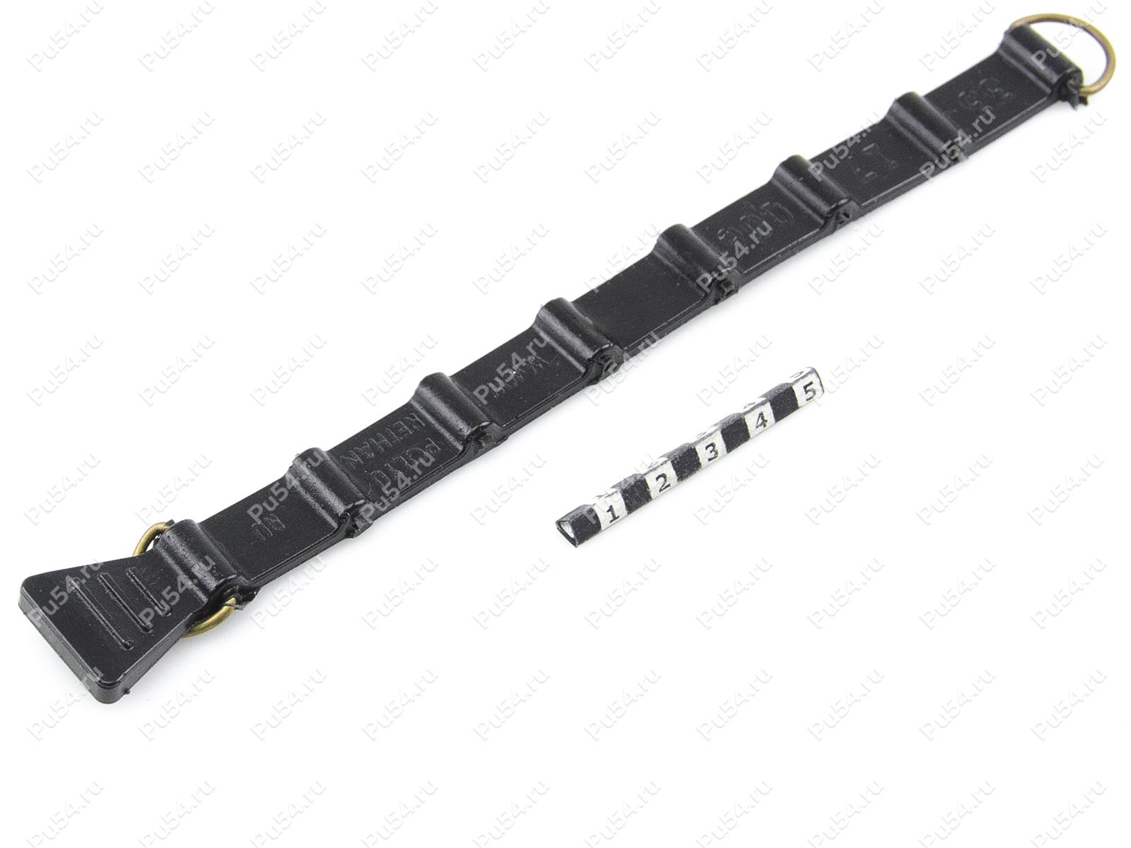 Fixing strap (2 rings)., Product Code 33-17-006-02, Polyurethane, PU54/M71/black, Image №1