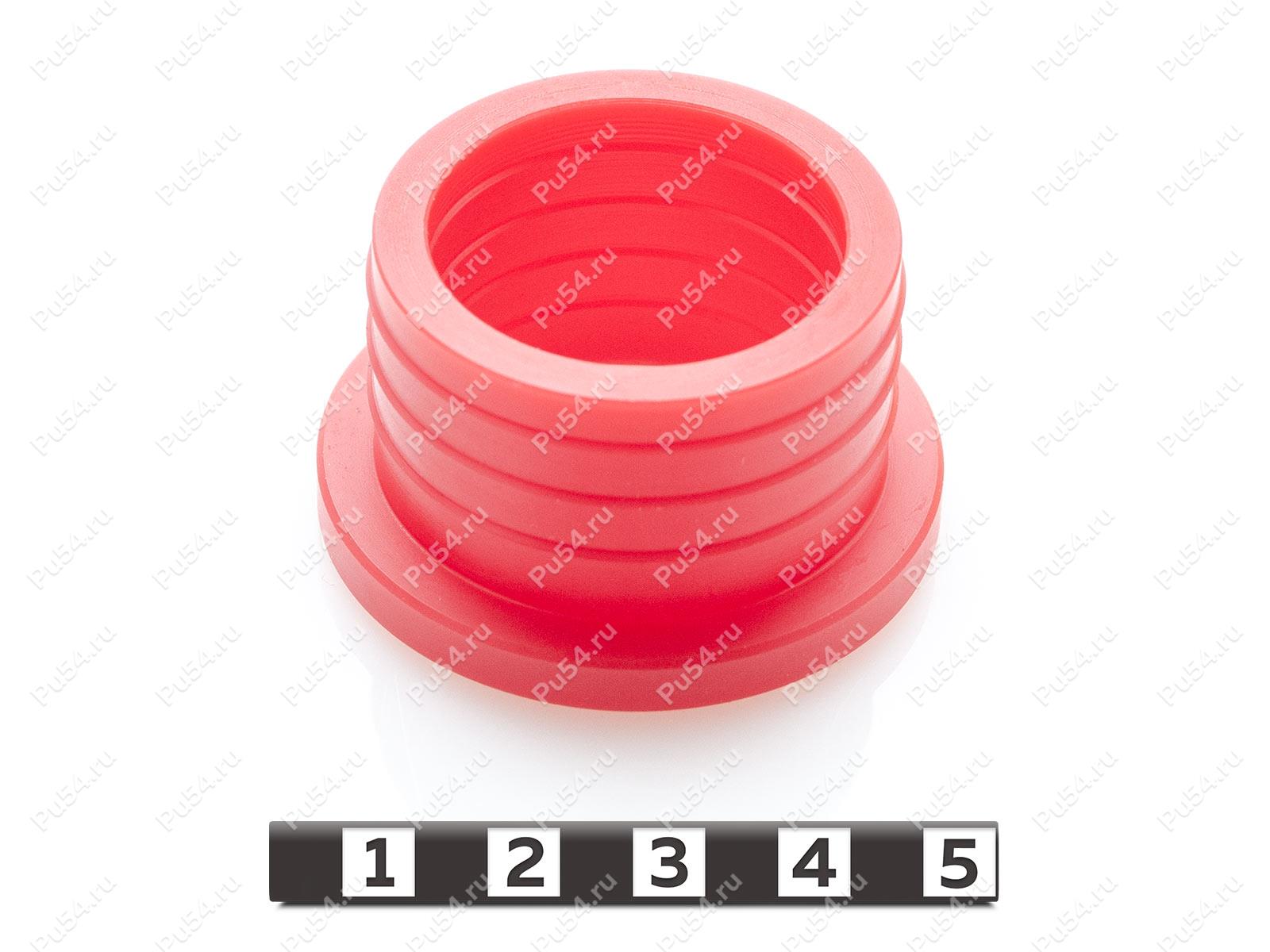 Втулка стабилизатора (30*38), Product Code 31-01-080, Polyurethane, PU54/M92/красный, Image №1