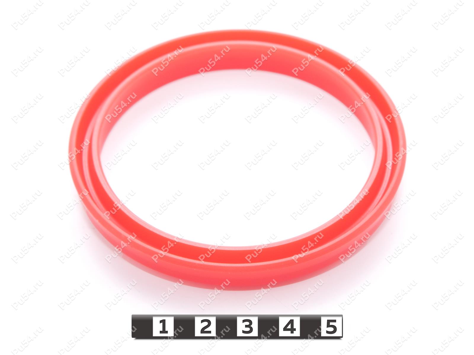 Манжета ИМС  041.163.800 86,9*70,1*10, Product Code 33-78-437, Polyurethane, PU54/M92/красный, Image №1