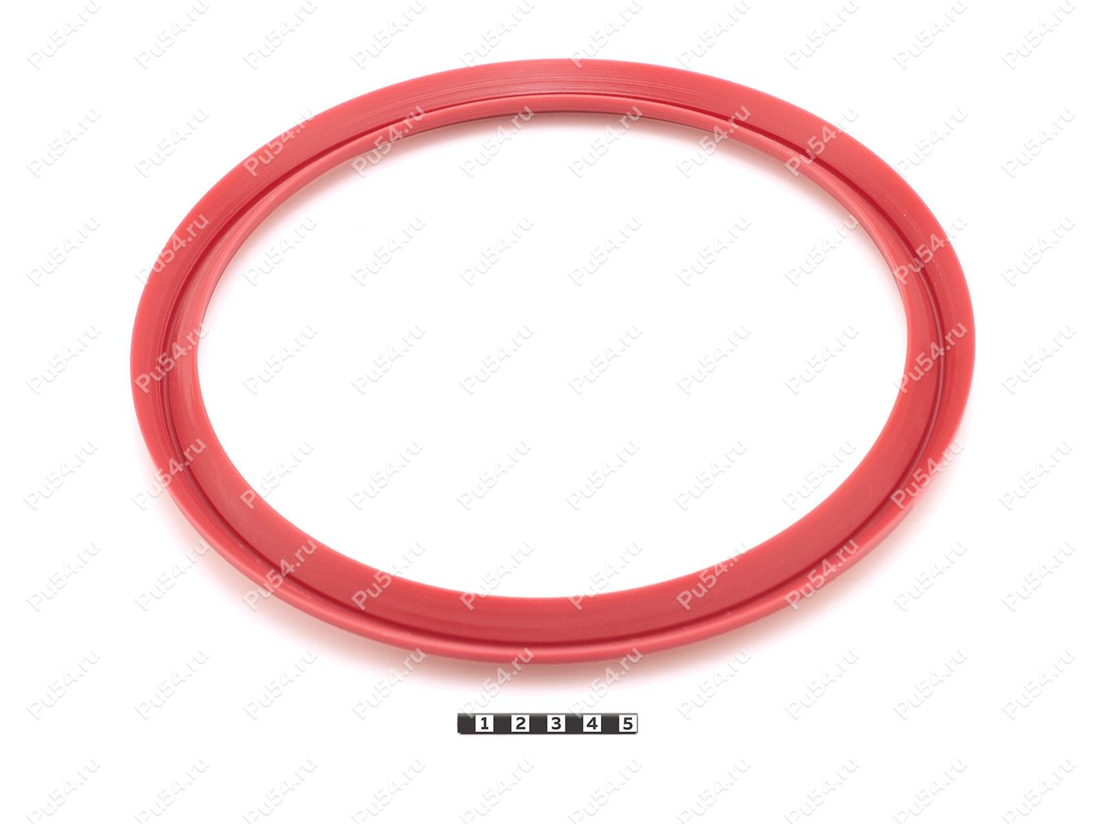 Манжета 220*260*20, Product Code 33-78-039, Polyurethane, PU54/M92/красный, Image №1