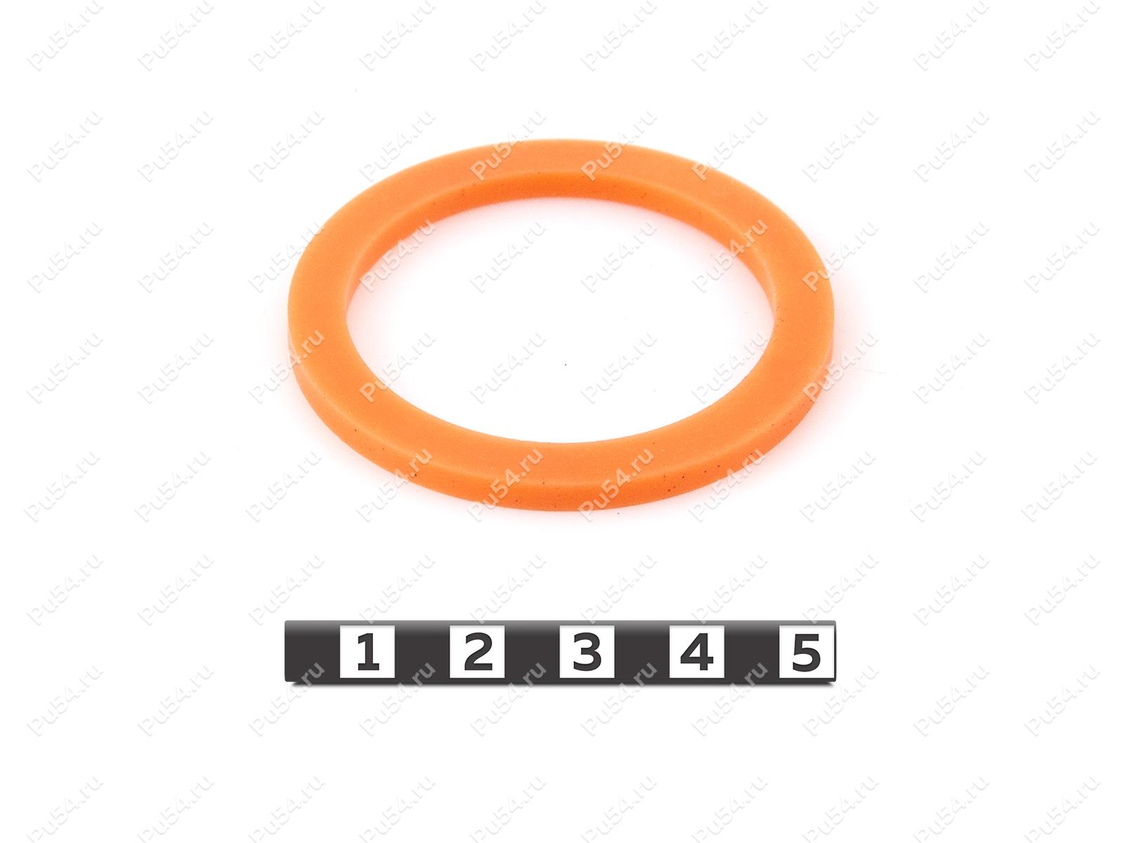 Fuel cap gasket 52*41*3,5, Product Code 55-00-020, Polyurethane, PU54/M72/оранжевый, Image №1