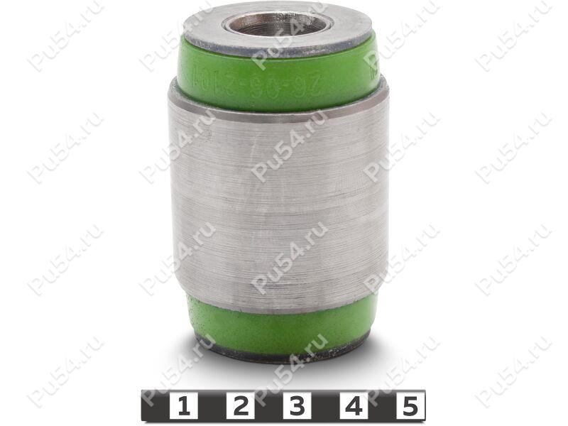 Lower lateral arm silent block, rear suspension (body), Product Code 26-06-2101, Polyurethane, PU54/M80/green, Image №1