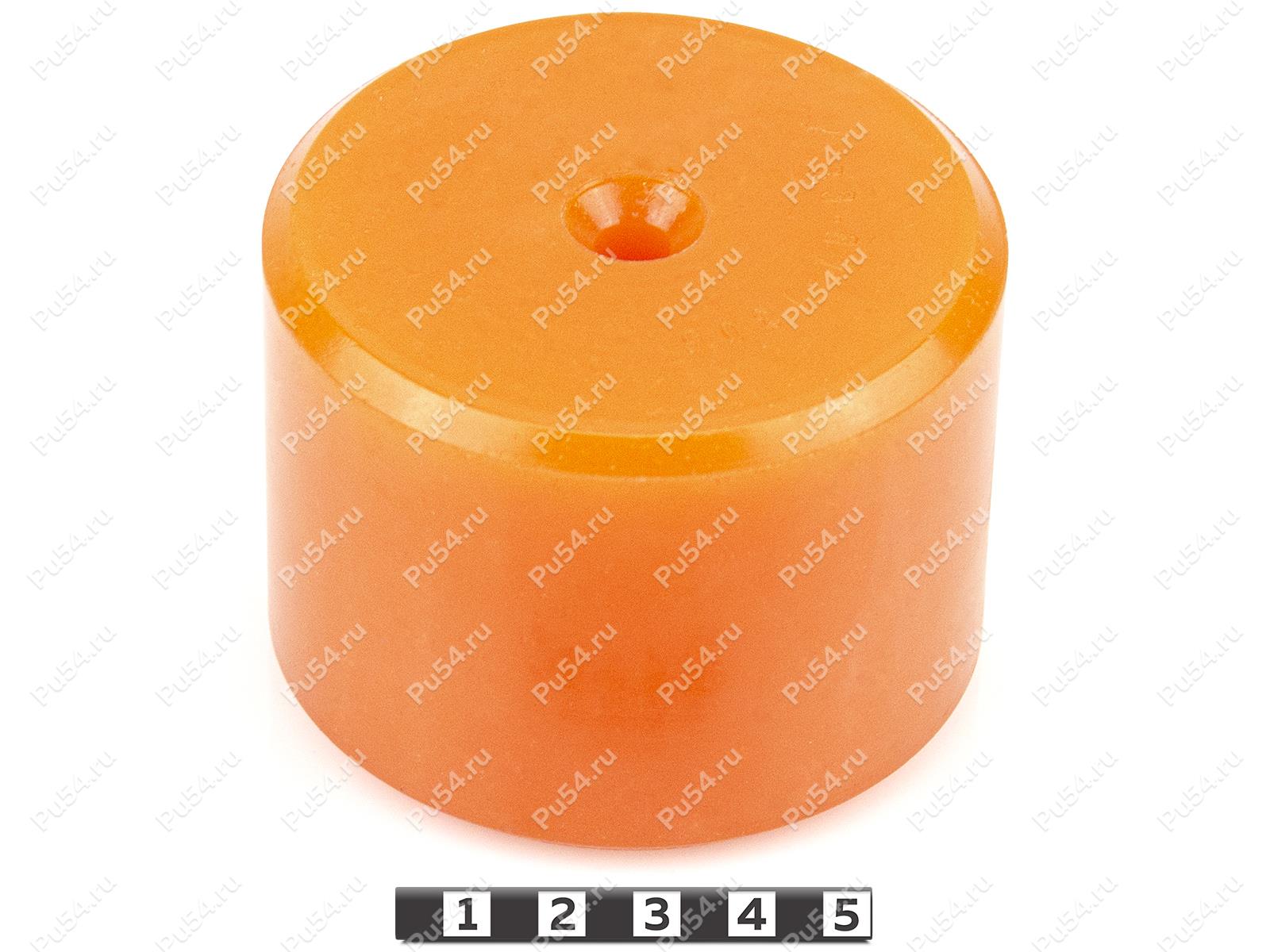Виброопора D 81 x d 8 x H 59 мм., Product Code 33-01-1305, Polyurethane, PU54/M72/оранжевый, Image №1
