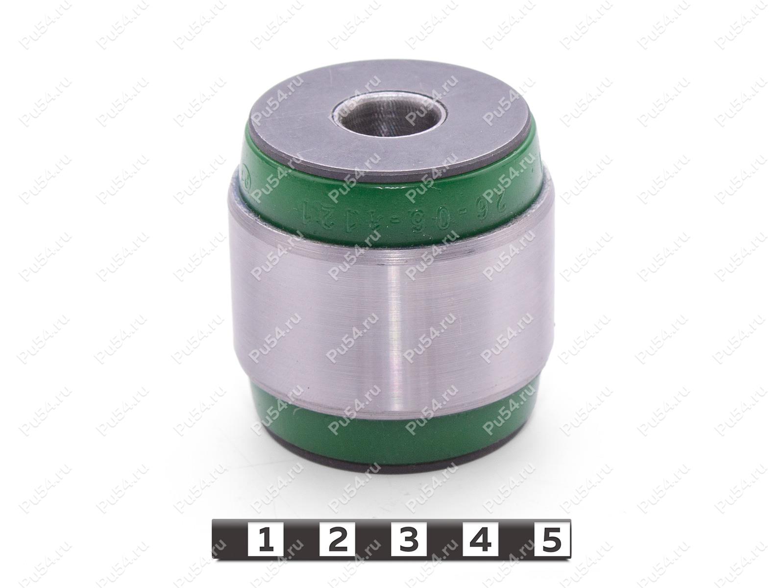 Сайлентблок нижней поперечной тяги задней подвески, к кузову, Product Code 26-06-1121, Polyurethane, PU54/M80/зеленый, Image №1
