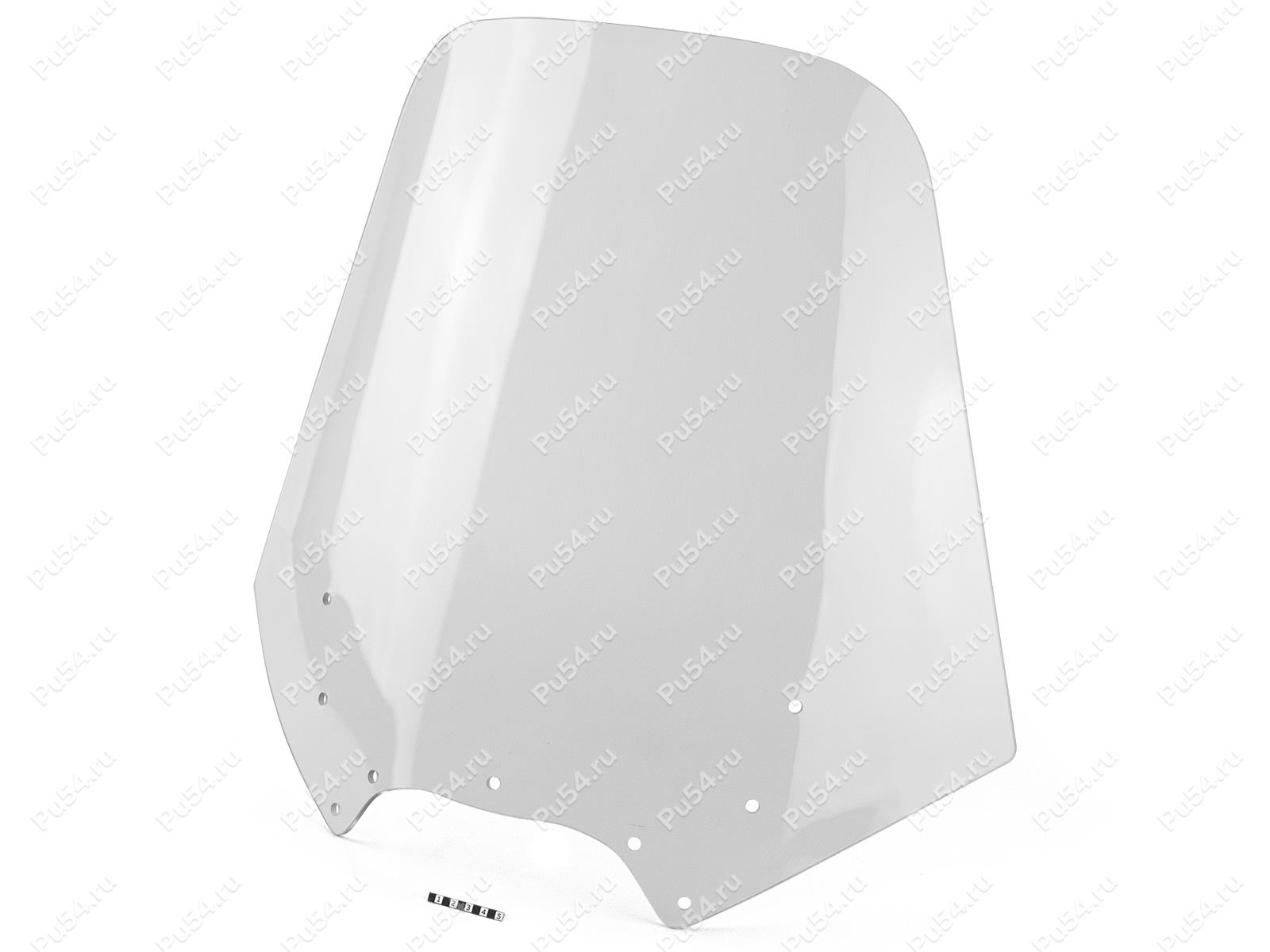 Motorcycle windscreen without side lugs, Product Code 55-44-15694P, Polyurethane, Image №1