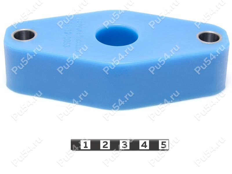 Rear shock absorber strut spacer (lift+ 30 mm), Product Code 26-12-0053, Polyurethane, Полипропилен со втулками серый, Image №1