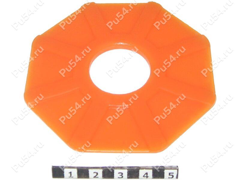 Inner silentblock cap, front suspension, Product Code 2-00-002, Polyurethane, PU54/M72/оранжевый, Image №1