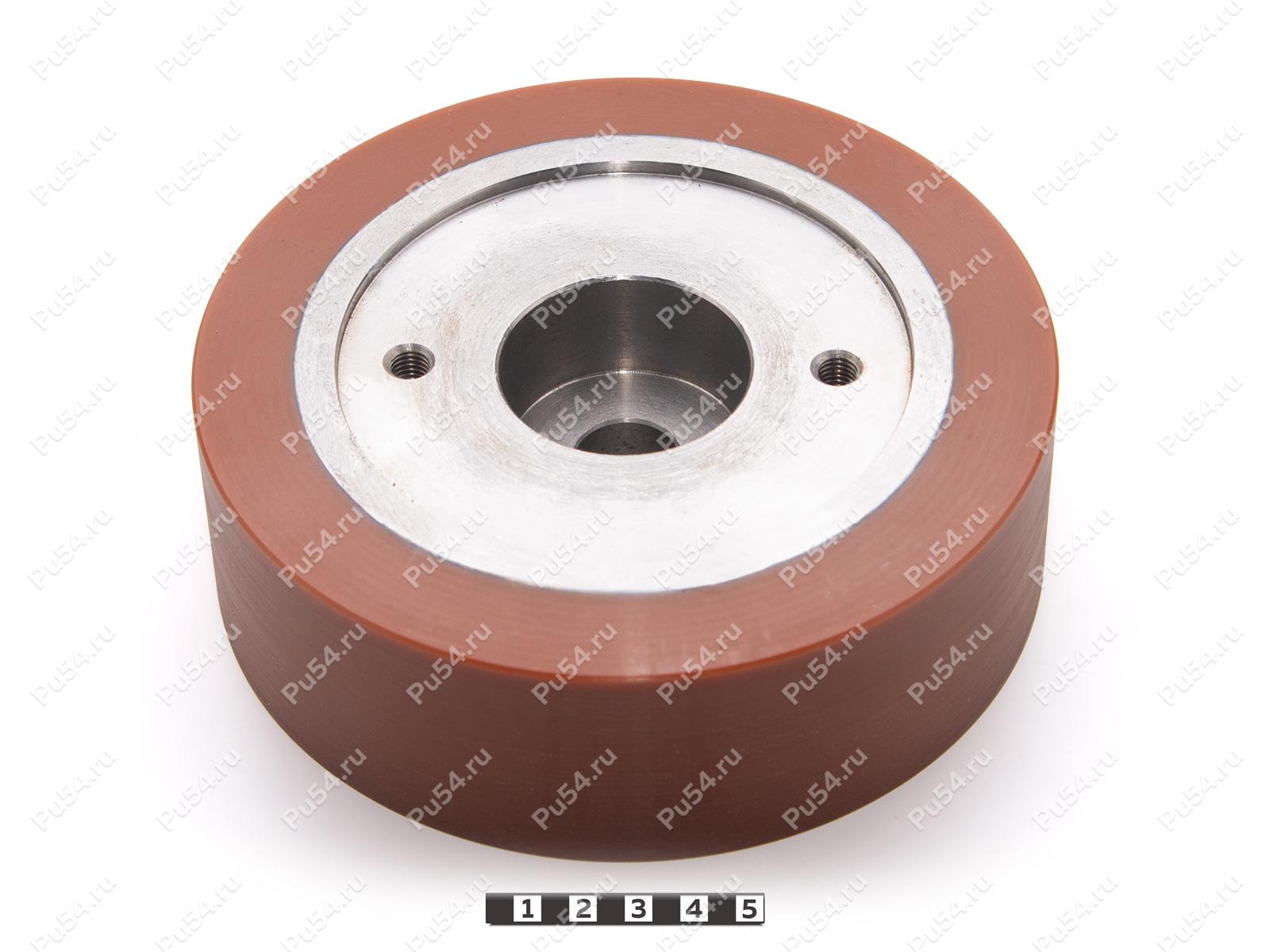 Колесо D160 x d 125 x H 50 мм (восстановление), Product Code 333-01-1137, Polyurethane, PU54Q/E92/коричневый, Image №1