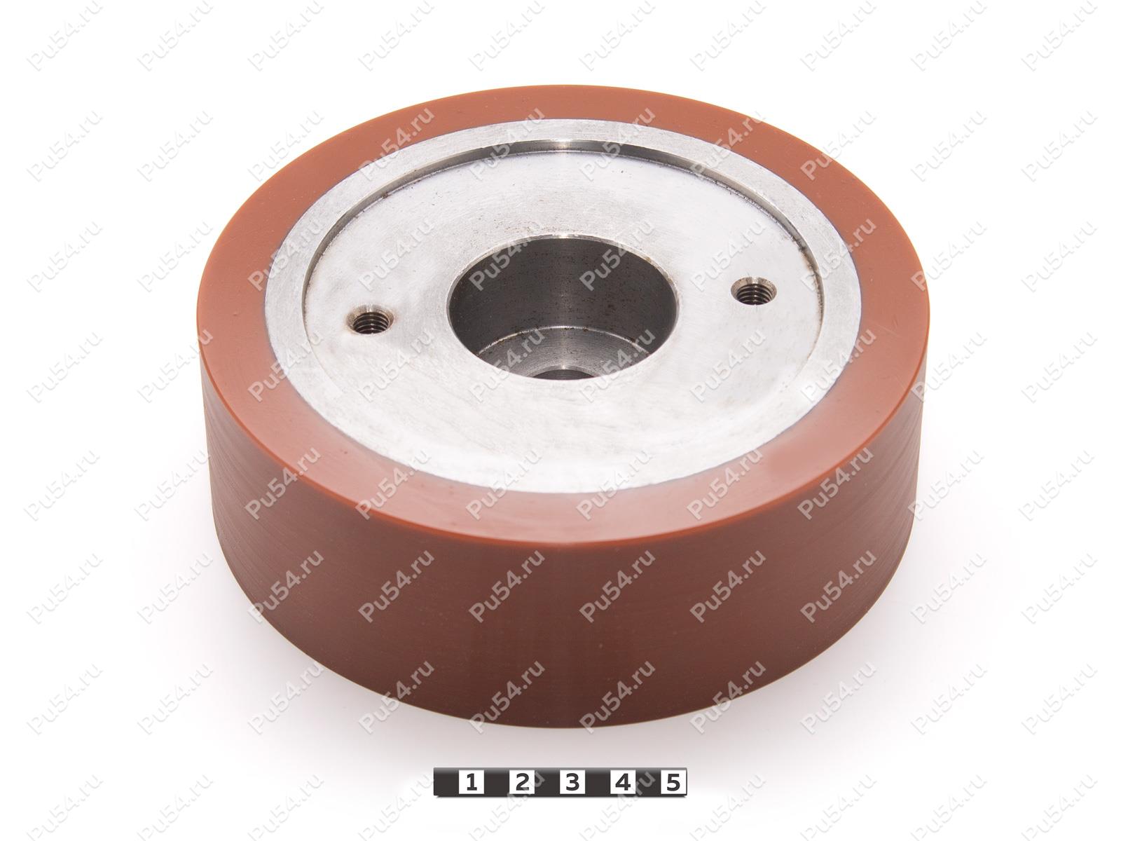 Колесо D150 x d 125 x H 50 мм (восстановление), Product Code 333-01-1138, Polyurethane, PU54Q/E92/коричневый, Image №1