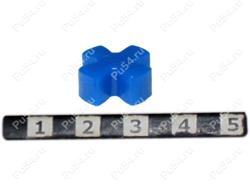 Sprocket (4 rays) D 20 x h 8, Product Code 33-01-807, Polyurethane, blue, Image №1