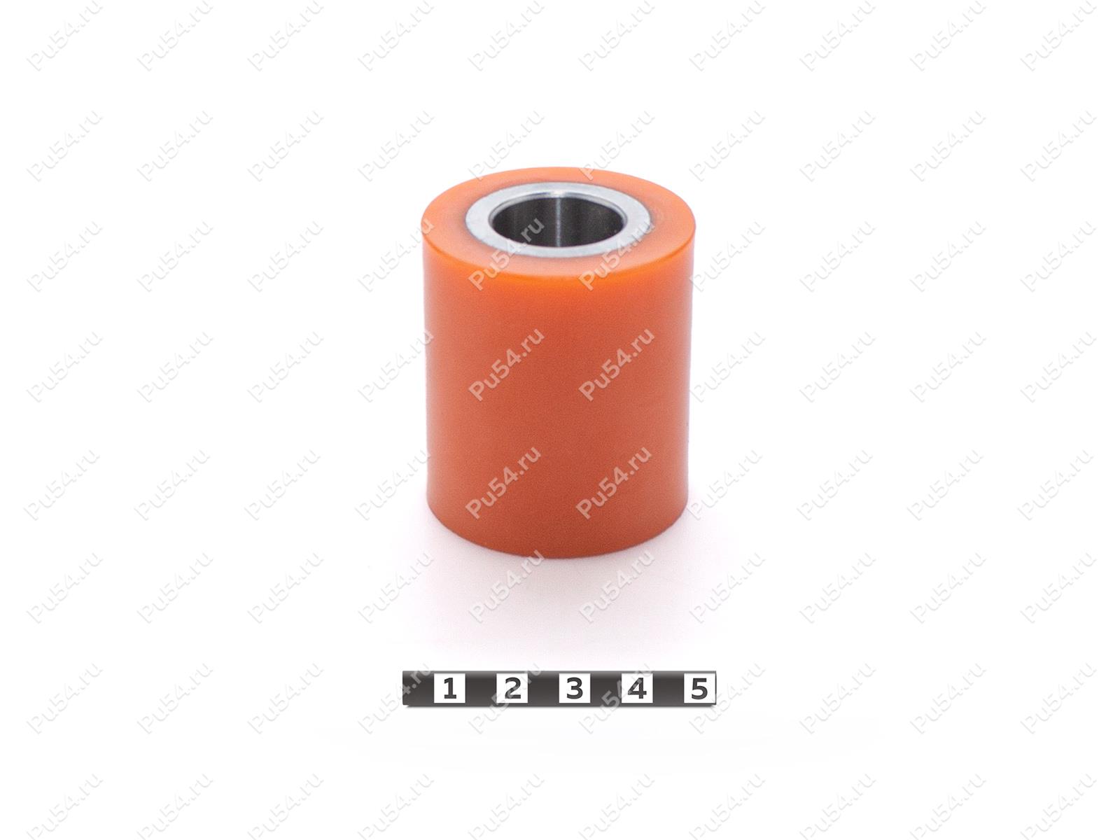 Втулка D 52 x d 25 x  H 60 мм., Product Code 33-01-1505, Polyurethane, PU54/M72/оранжевый, Image №1
