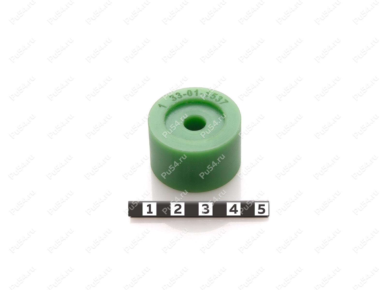 Ролик для укупорочной машины D1 х 34 D2 х 22 D3 х 8  H1 х 22, Product Code 33-01-1537, Polyurethane, PU54/M72/оранжевый, Image №1