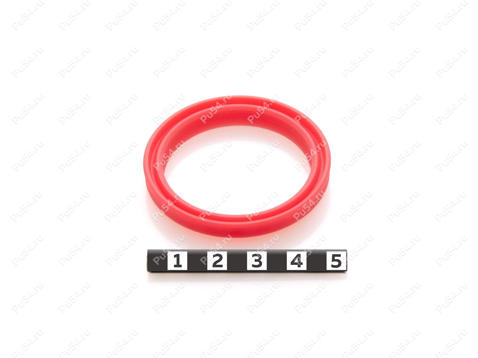 Грязесъемник 40х48,6х43х5,3х7 аналог K27 SAB GHW 40 DA22 WED морозостойкий, Product Code 70-02-1564, Polyurethane, E92/красный, Image №1