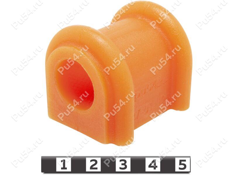 Stabilizer bushing, front suspension., Product Code 27-01-126, Polyurethane, PU54i/K72/темно-оранжевый, Image №1