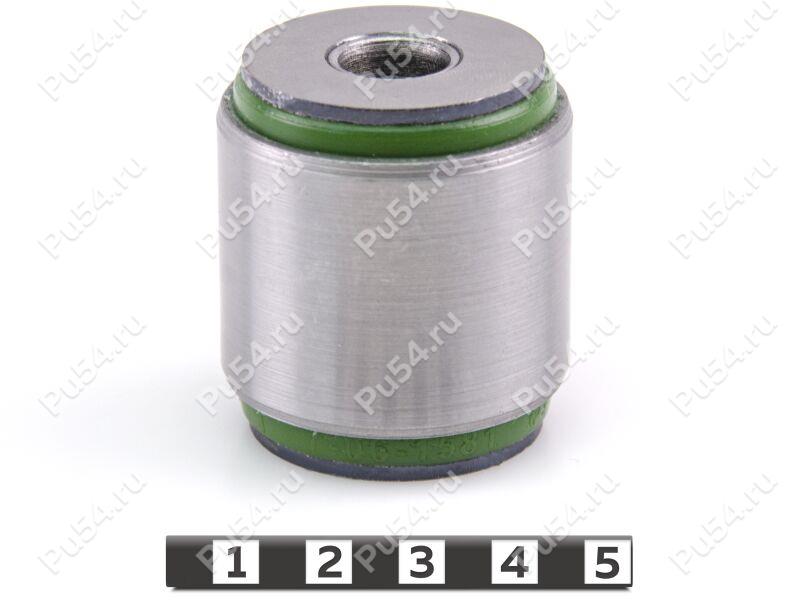 Central lateral arm silent block, rear suspension, hub, pressed-in, Product Code 7-06-1581, Polyurethane, PU54/M80/green, Image №1