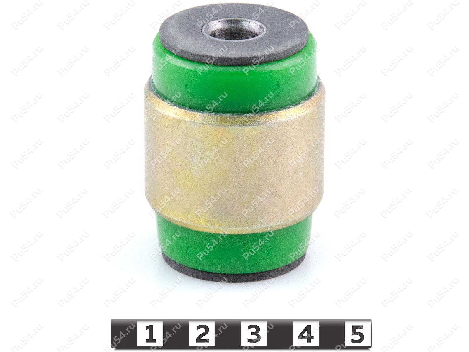 Shock absorber silent block, rear suspension (pressed-in), Product Code 7-06-9011, Polyurethane, PU54/M80/green, Image №1