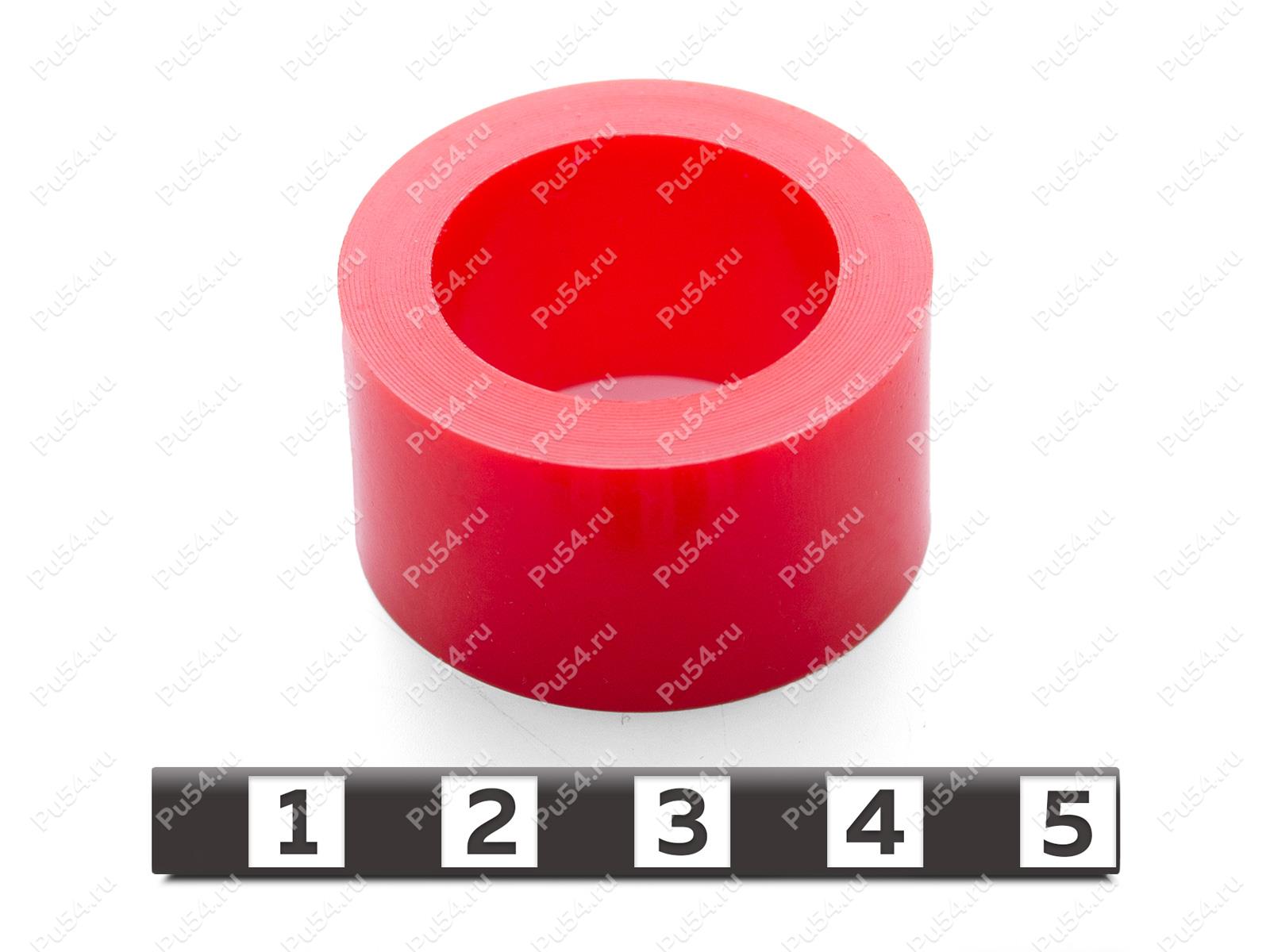 Кольцо D32 x d22 x  H18, Product Code 33-01-1842, Polyurethane, PU54/K65/красный, Image №1