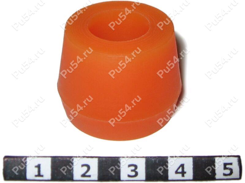 Conical shock absorber bushing, Product Code 0-03-013, Polyurethane, PU54i/K72/темно-оранжевый, Image №1