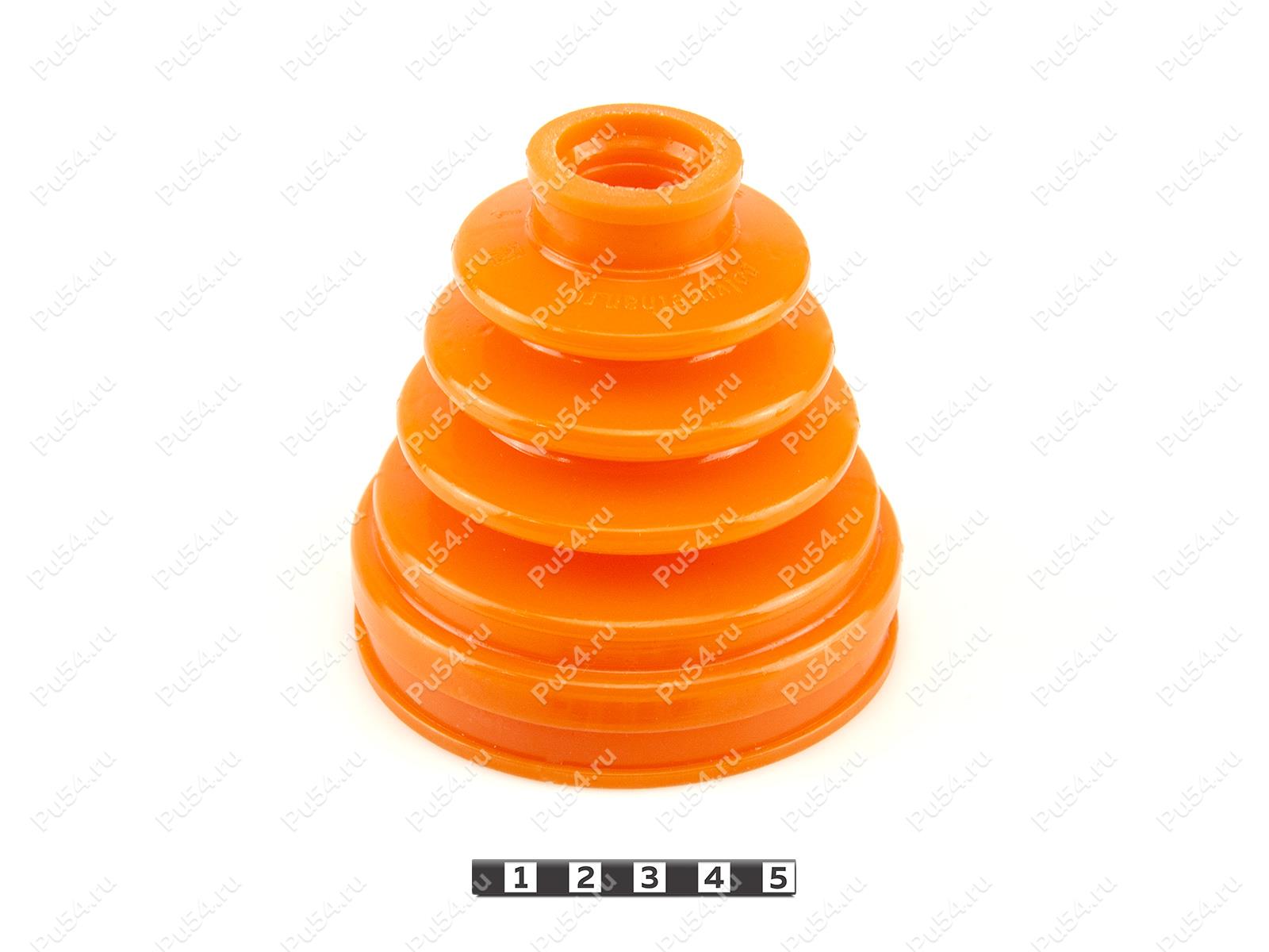 CV-joint dust boot (inner), Product Code 1-05-1441, Polyurethane, PU54/M71/orange, Image №1