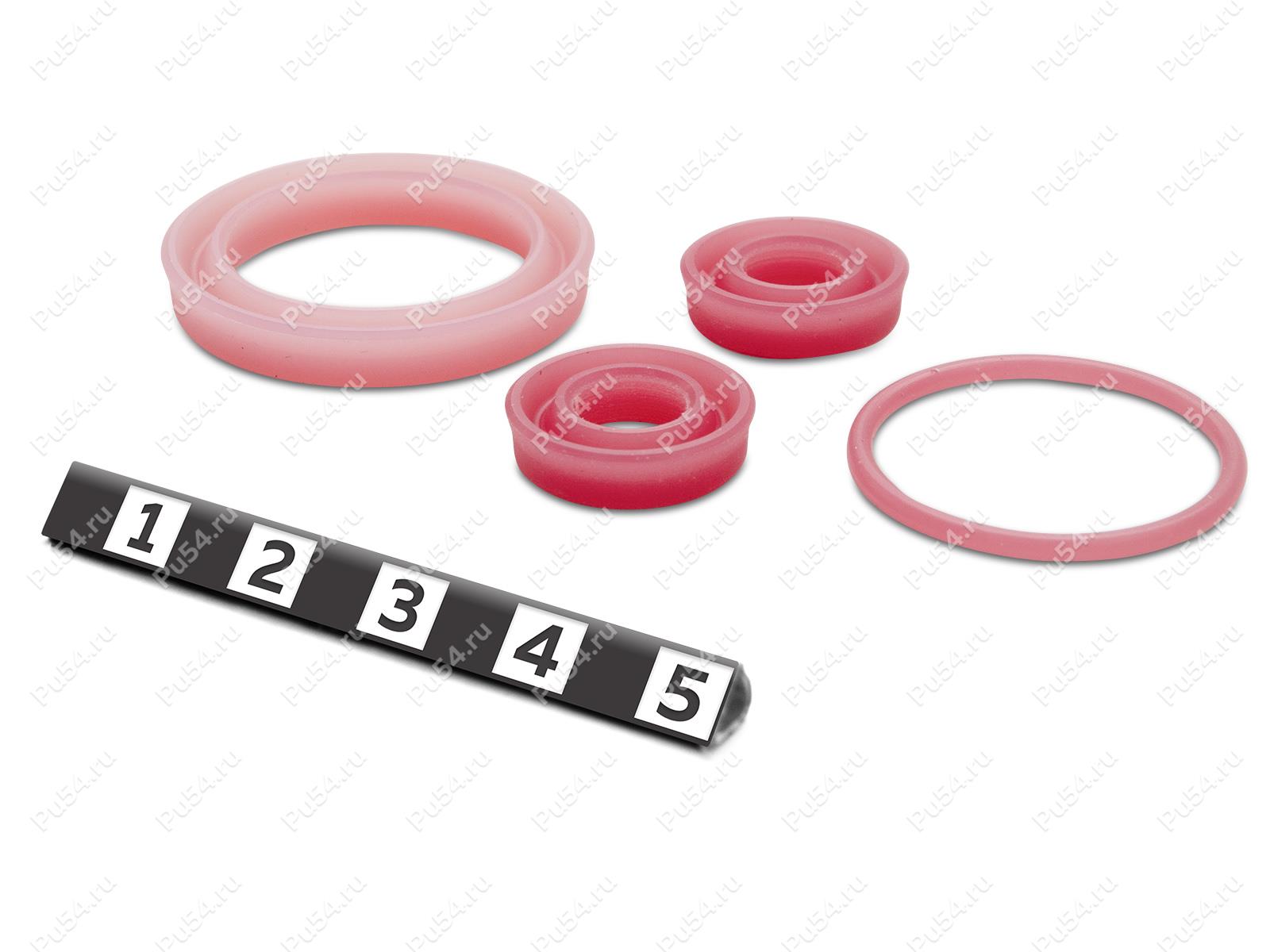 Transmission hydraulic unit cuff set, Product Code 29-20-001, Polyurethane, Image №1
