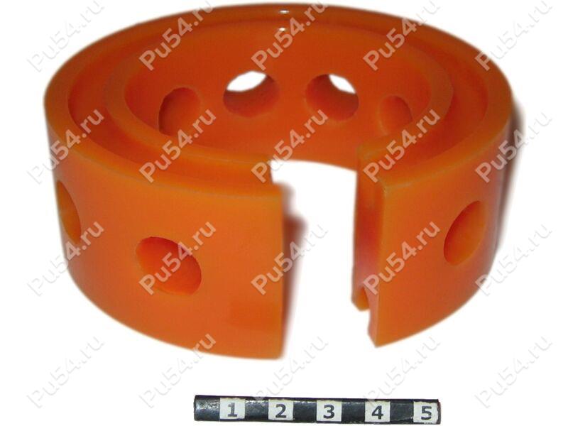 Suspension spring pad (size D), Product Code 0-12-21113, Polyurethane, PU54i/K72/темно-оранжевый, Image №1