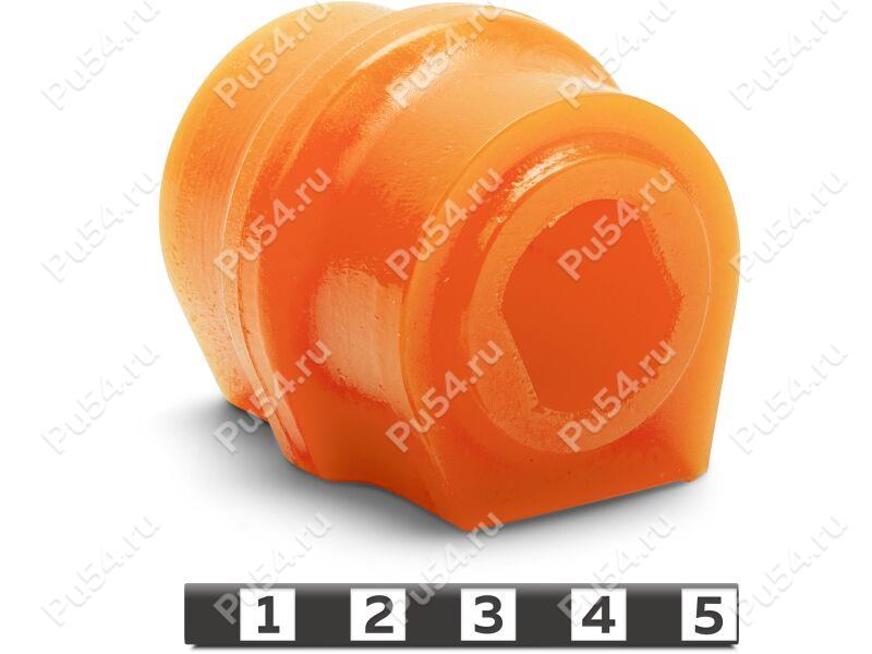 Stabilizer bushing, front suspension, Product Code 29-01-2460, Polyurethane, PU54/M71/orange, Image №1