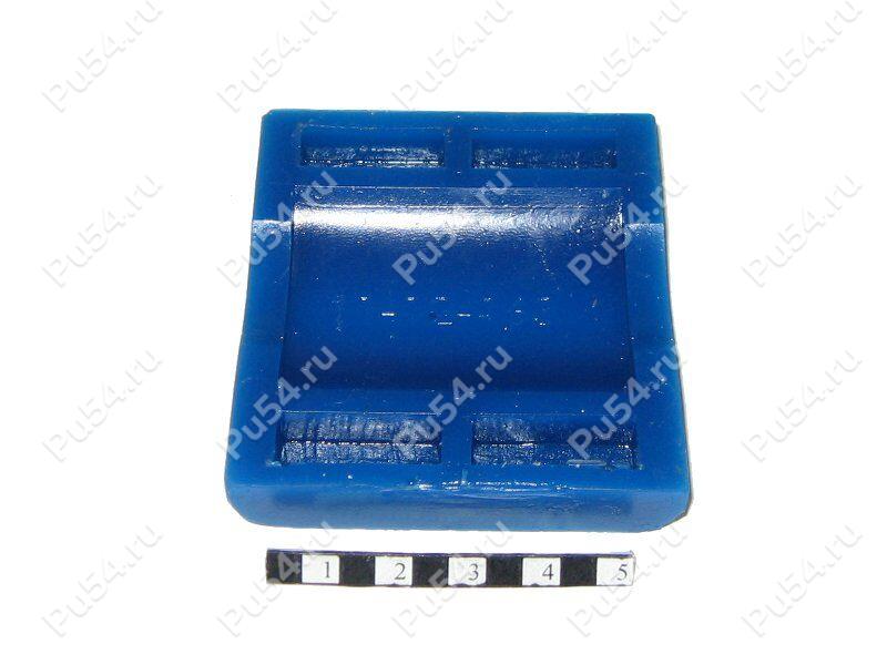 Torsion bearing cushion, front suspension, Product Code 11-12-163, Polyurethane, PU54i/K87/синий, Image №1