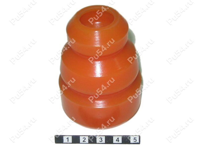 Rear shock absorber bump stop, Product Code 7-07-004, Polyurethane, PU54/M72/оранжевый, Image №1