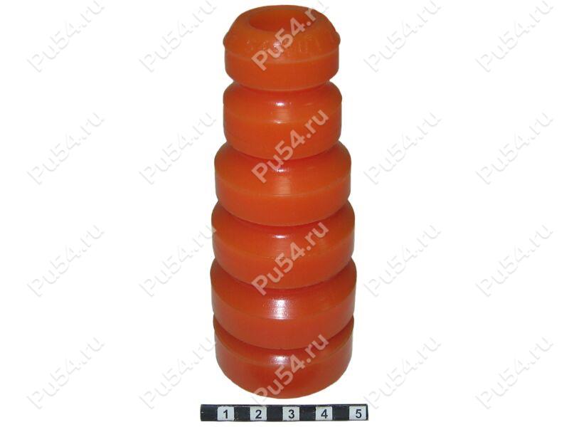 Rear shock absorber bump stop, Product Code 7-07-007, Polyurethane, PU54/K72/темно-оранжевый, Image №1