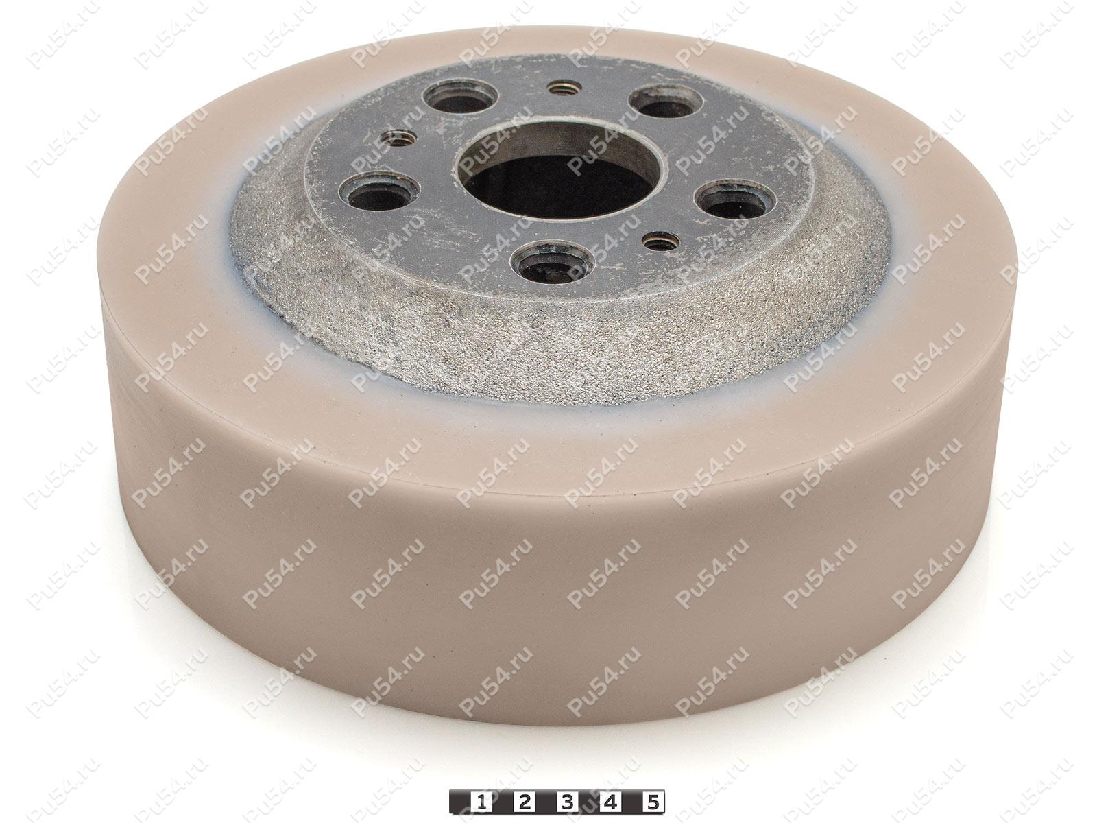 Колесо D 250 x d 200 x H 70 (восстановление), Product Code 333-01-1032, Polyurethane, PU54/M92/бежевый, Image №1