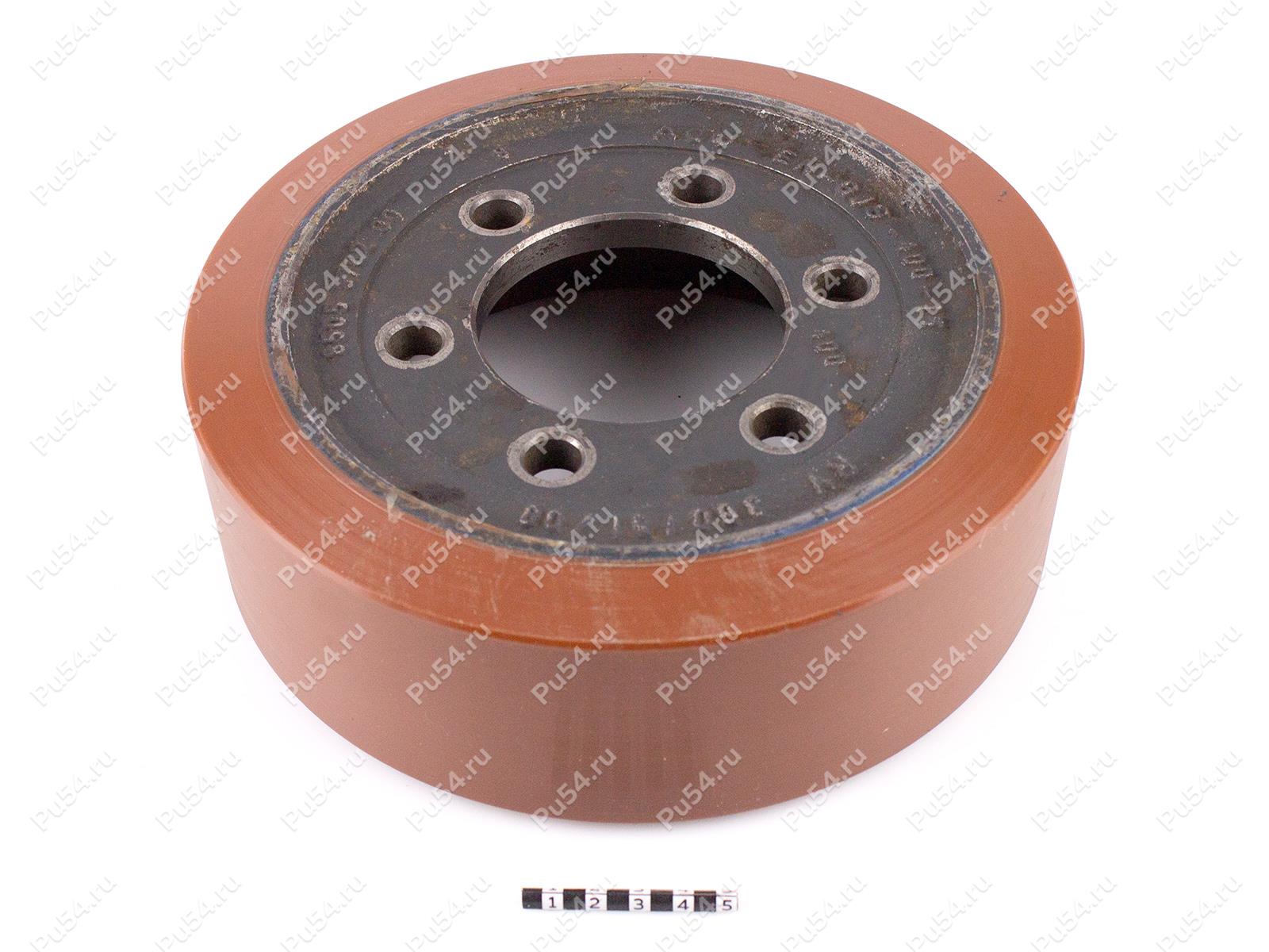 Колесо D 230 х d 185 х H 75 мм (восстановление), Product Code 333-01-1069, Polyurethane, PU54Q/E90/коричневый, Image №1