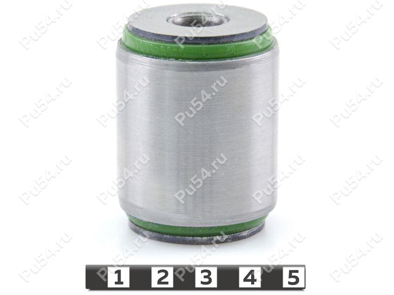 Front lateral arm silent block, rear suspension, hub, pressed-in, Product Code 4-06-6061, Polyurethane, PU54/M80/green, Image №1