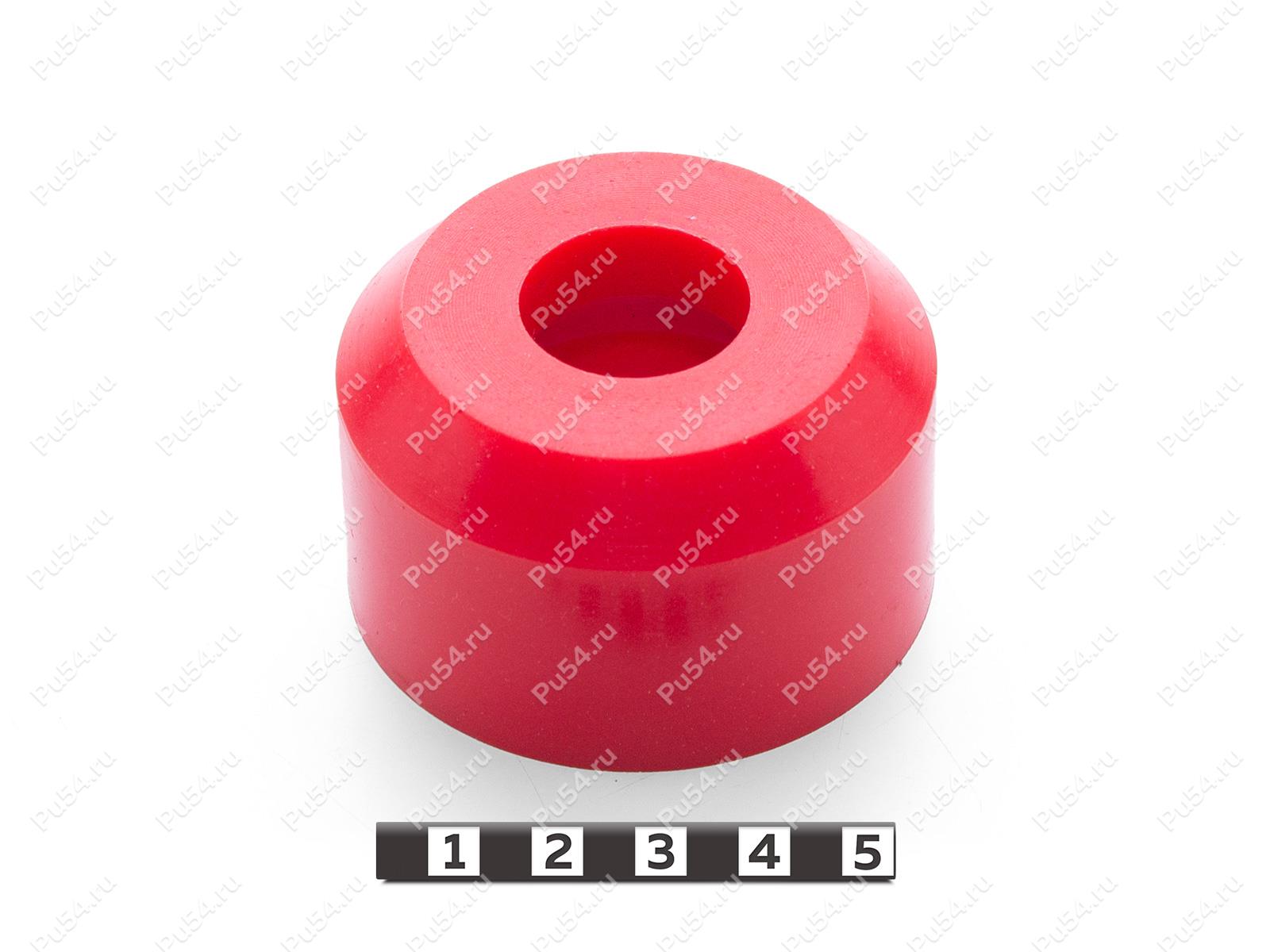 Втулка D60 x d23 x H36, Product Code 33-01-1965, Polyurethane, PU54/K65/красный, Image №1