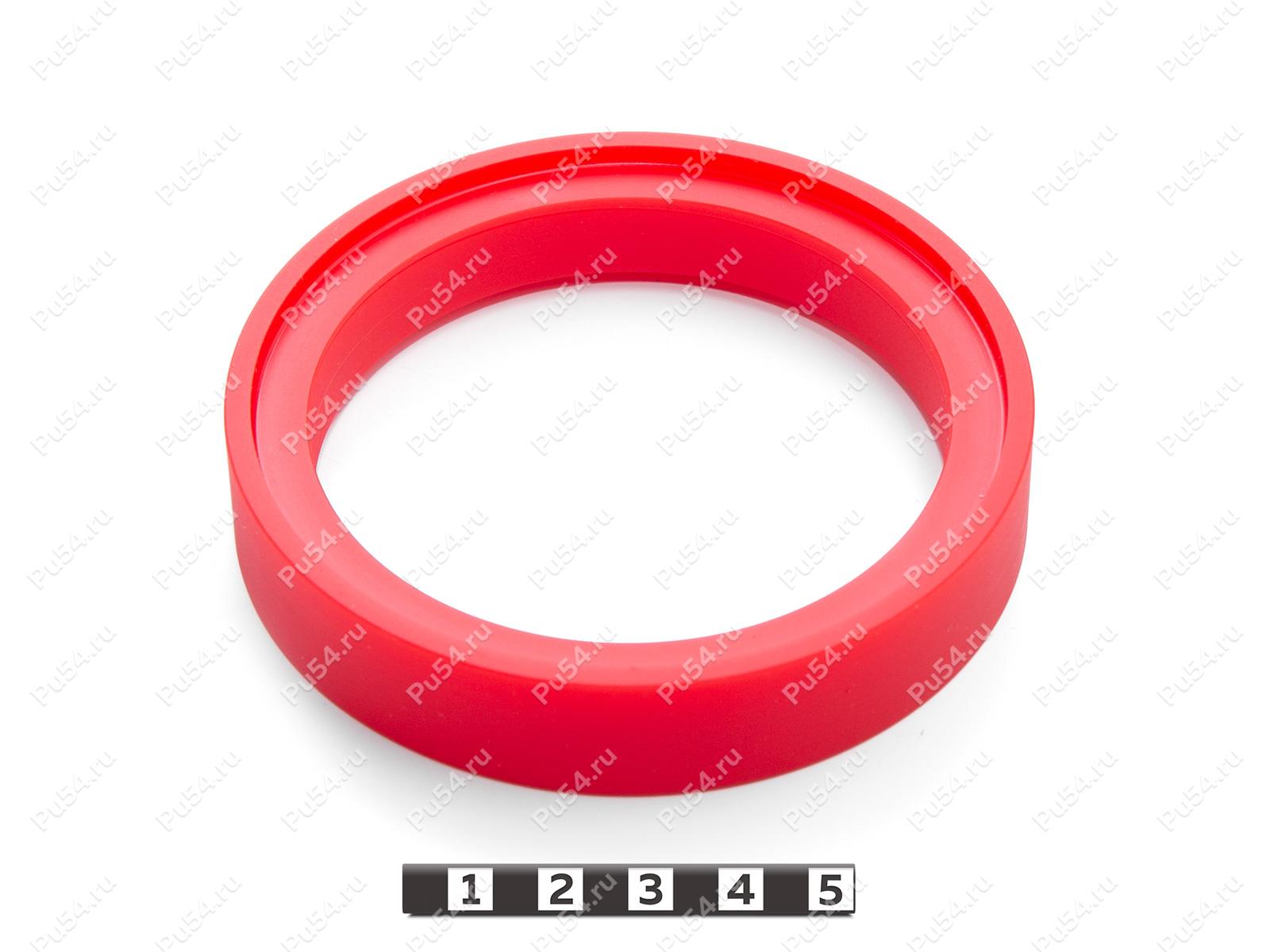 Вкладыш ПУ 96/88.6*76*18.8/12.8, Product Code 33-78-477, Polyurethane, PU54/M92/красный, Image №1
