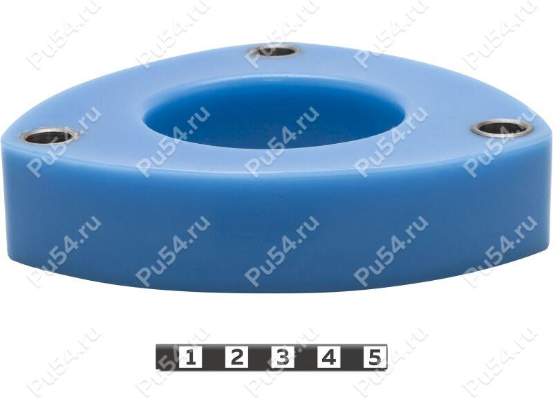 Front shock absorber strut spacer, 30 mm, Product Code 7-12-0233, Polyurethane, Полипропилен со втулками серый, Image №1