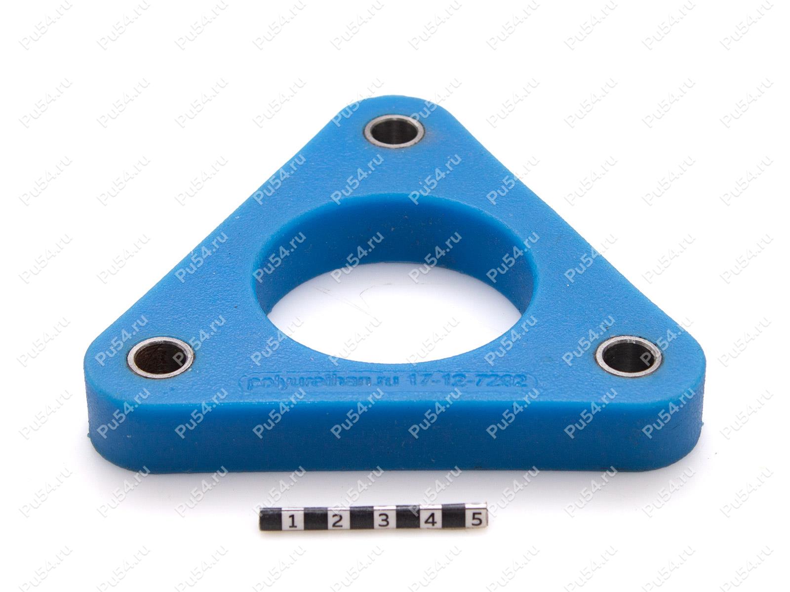 Front shock absorber strut spacer, 20 mm, Product Code 17-12-7292, Polyurethane, Полипропилен без втулок синий, Image №1