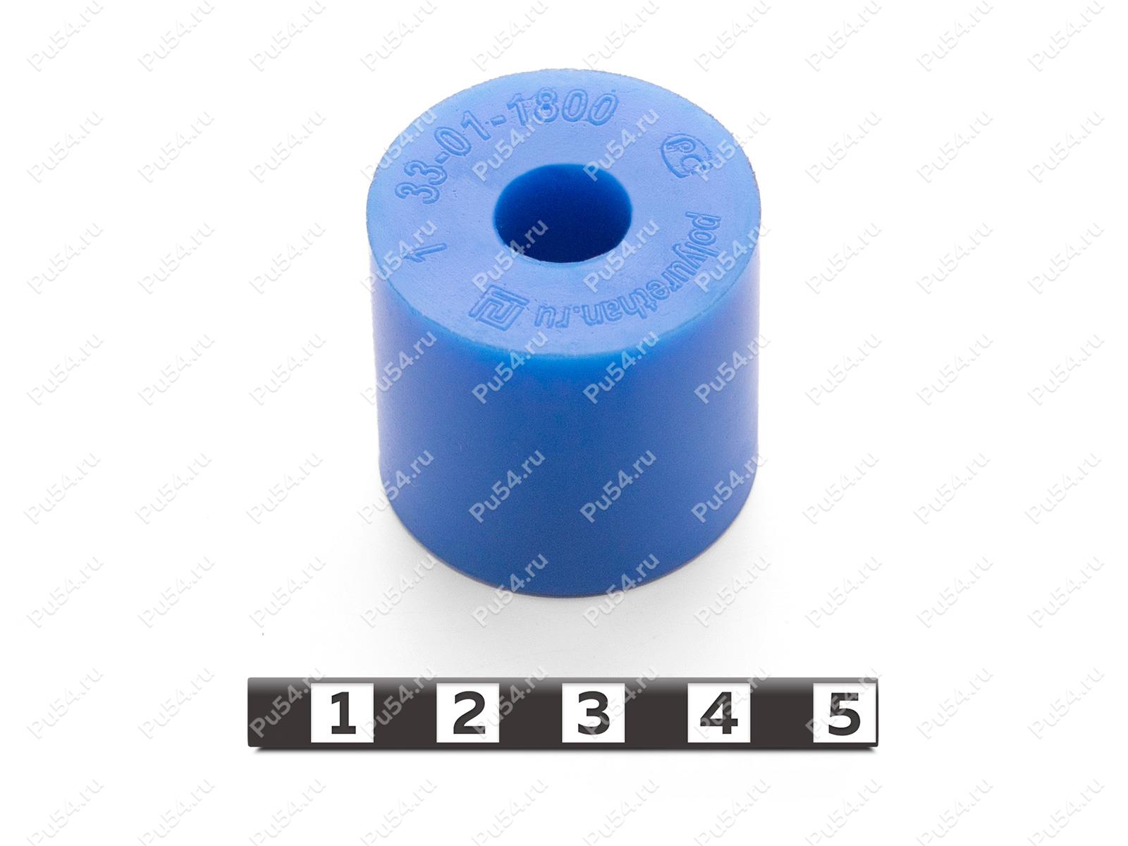 Пружина D32 x d10,5 x H30 мм, Product Code 33-01-1800, Polyurethane, PU54/M87/синий, Image №1