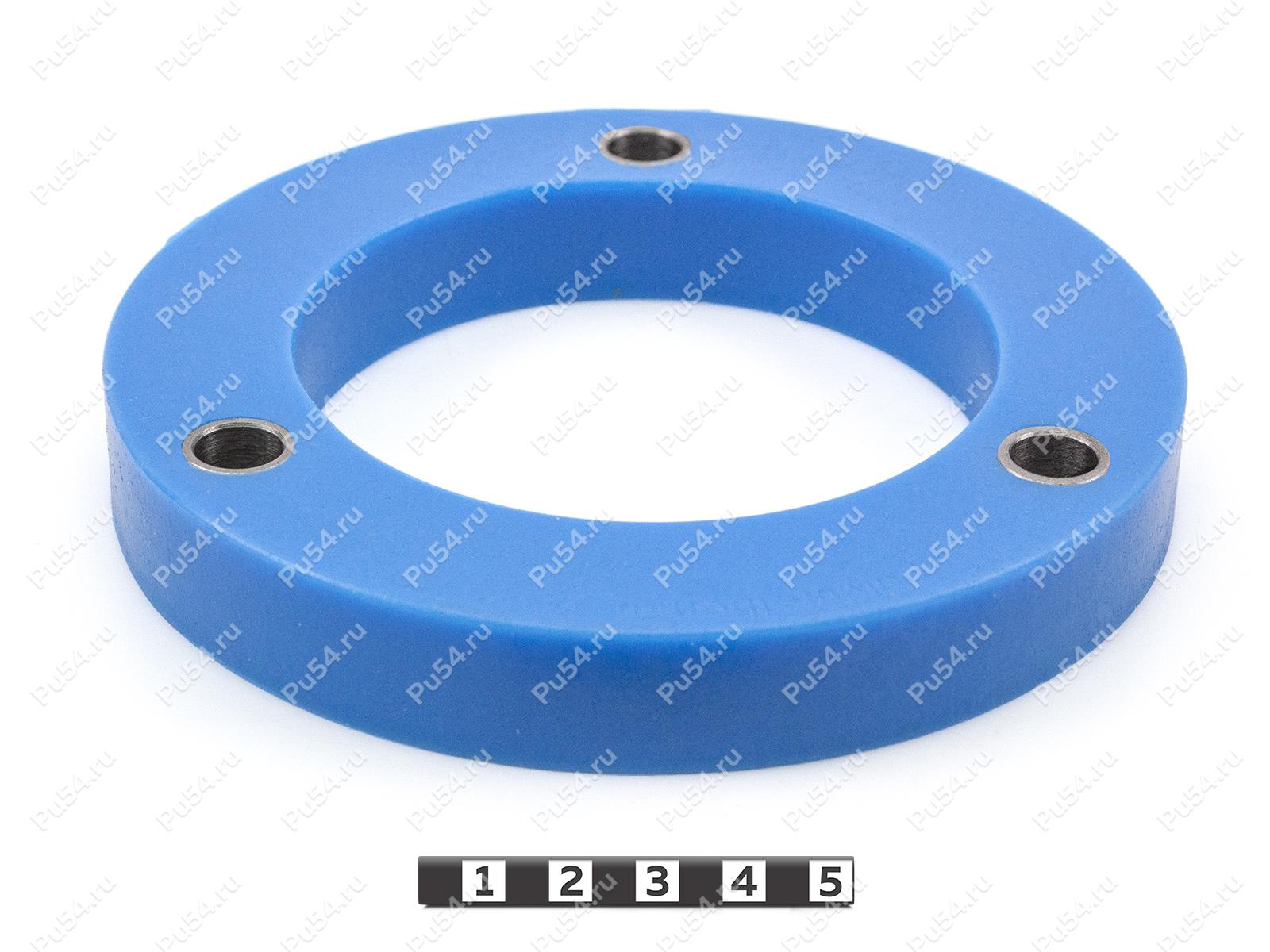 Rear shock absorber strut spacer, 20 mm, Product Code 9-12-1392, Polyurethane, Полипропилен со втулками синий, Image №1