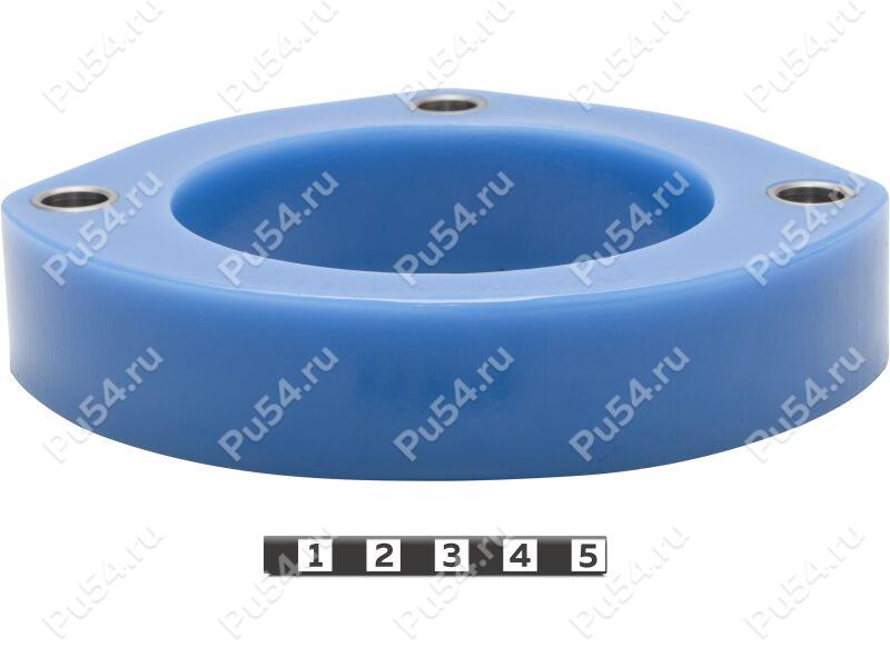 Rear shock absorber strut spacer, 30 mm, Product Code 4-12-0193, Polyurethane, Полипропилен со втулками серый, Image №1
