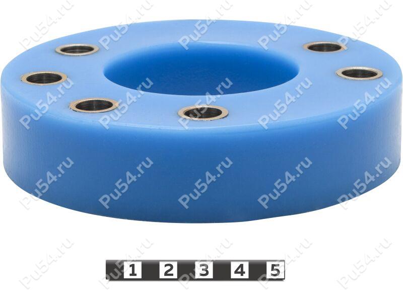 Front shock absorber strut spacer, 30 mm, Product Code 7-12-0263, Polyurethane, PU54/M87/blue, Image №1