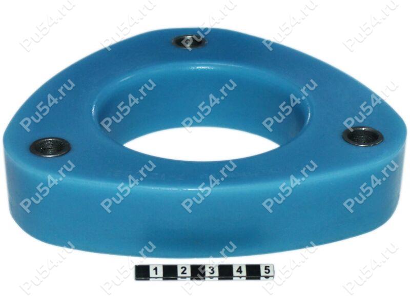 Front shock absorber strut spacer, 30 mm, Product Code 7-12-0283, Polyurethane, Полипропилен со втулками серый, Image №1