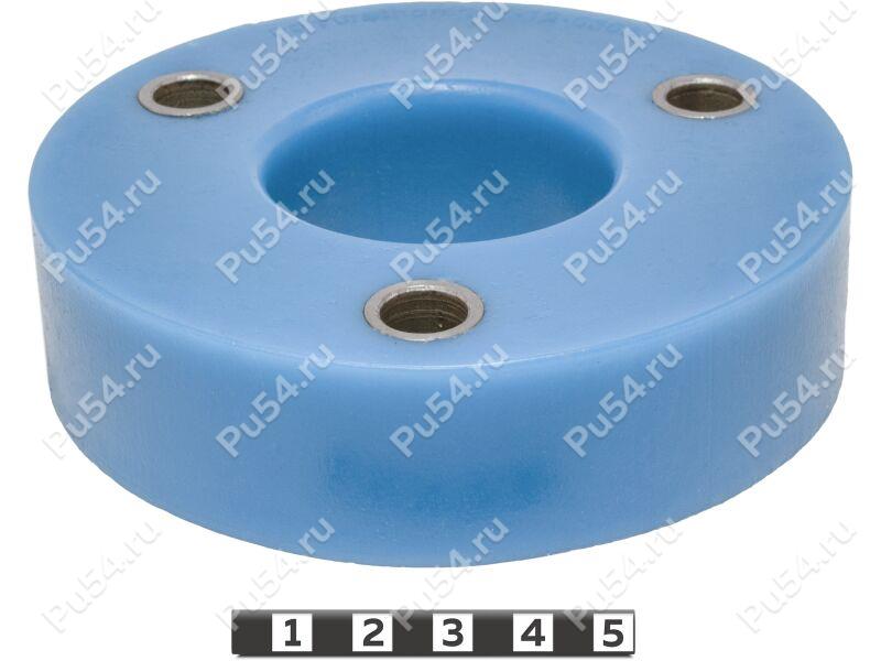 Front shock absorber strut spacer, 30 mm, Product Code 7-12-0303, Polyurethane, PU54/M87/blue, Image №1