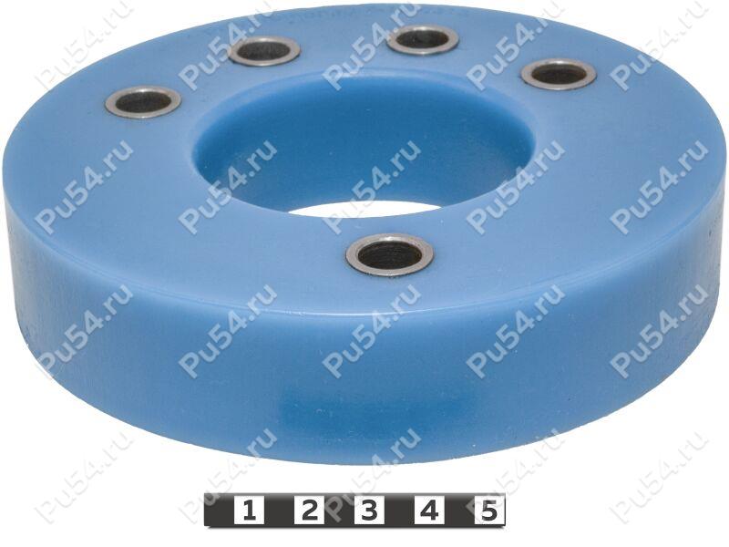 Front shock absorber strut spacer, 30 mm, Product Code 7-12-0313, Polyurethane, PU54/M87/blue, Image №1