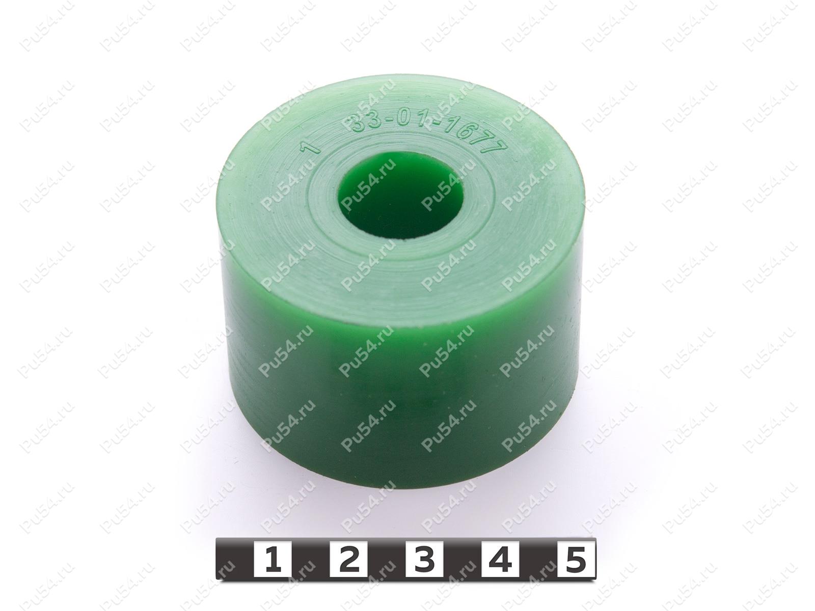 Втулка D50 x d15 x H32, Product Code 33-01-1677, Polyurethane, PU54/M80/зеленый, Image №1