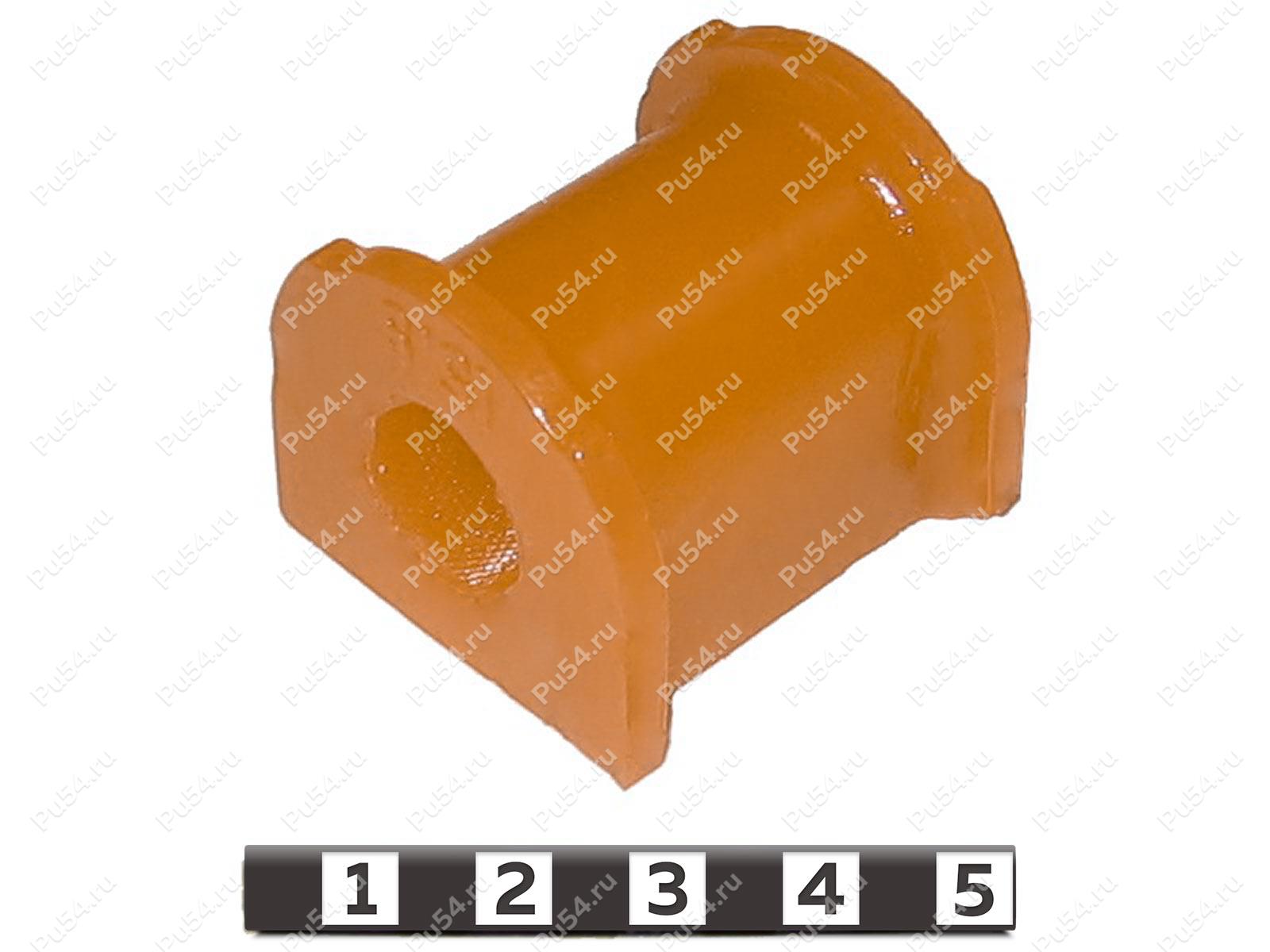 Stabilizer bushing, rear suspension, Product Code 1-01-1274, Polyurethane, PU54/M71/orange, Image №1