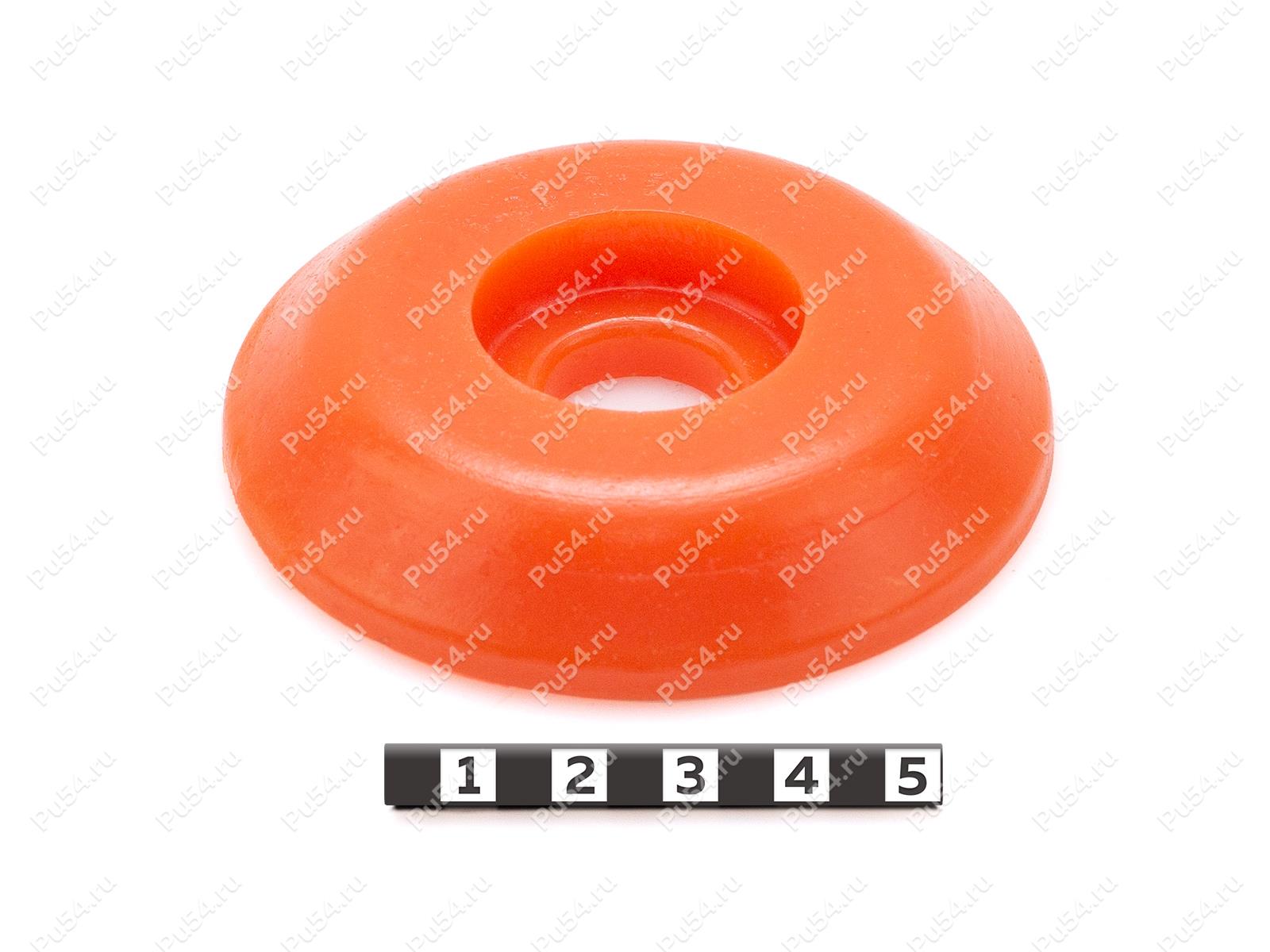 Подушка амортизатора, D 80мм, Product Code 31-03-015, Polyurethane, PU54/M72/оранжевый, Image №1
